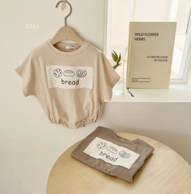 2023★春夏新作★韓国風子供服★ロンパース★2色66-100CM