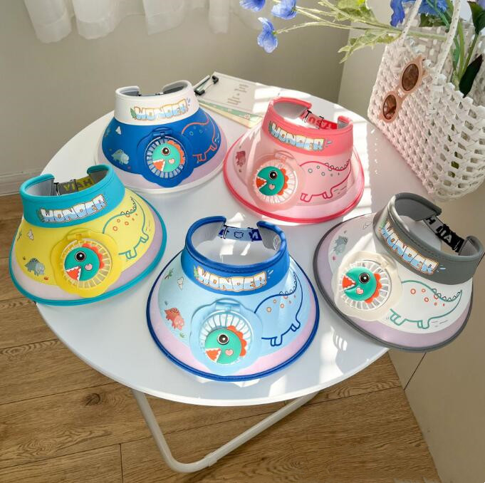 人気商品!子供用★帽子★キャップ★キッズ★日焼け防止★ミニ扇風機付いて★カジュアル★5色