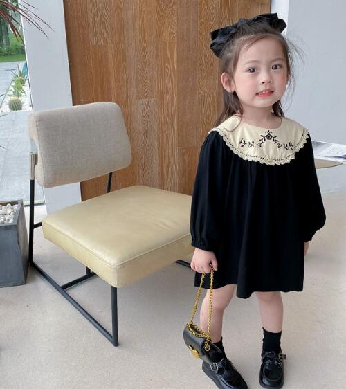 2023★春秋新作★韓国風子供服★ワンピース★2色90-140CM