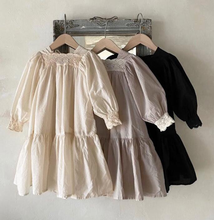 2023新品★子供服　ワンピース★80-120cm★3色