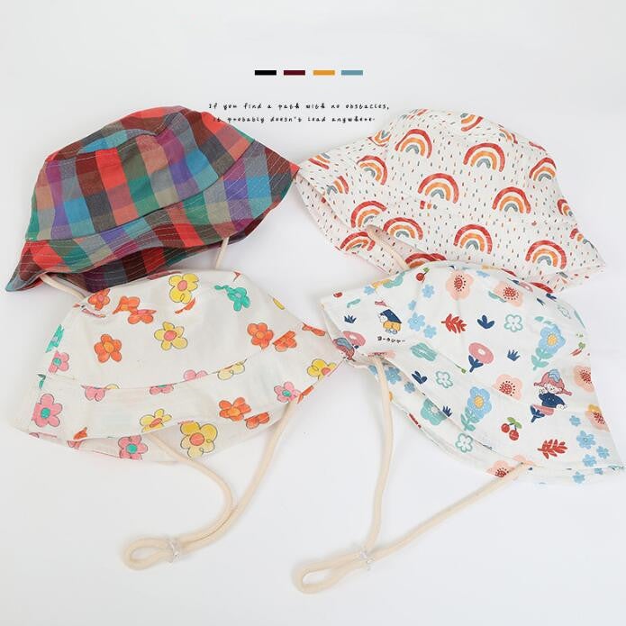 子供用★帽子★バケットハット★キッズ★男女兼用★日焼け防止★可愛い★4色