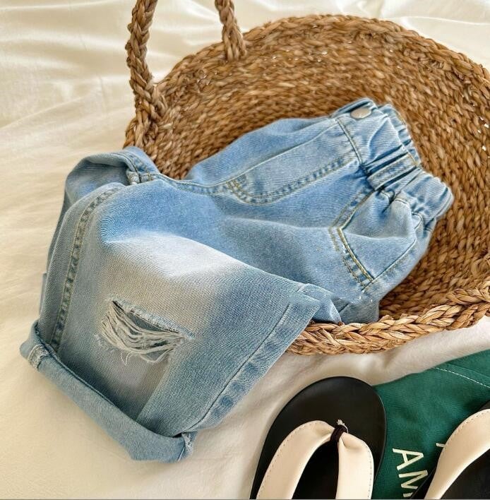 2023★春夏新作★韓国風子供服★ジーンズ★90-140CM