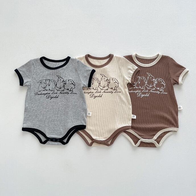 子供服★ロンパース★連体服★韓国風子供服★ベビー★可愛い★3色★66-90CM