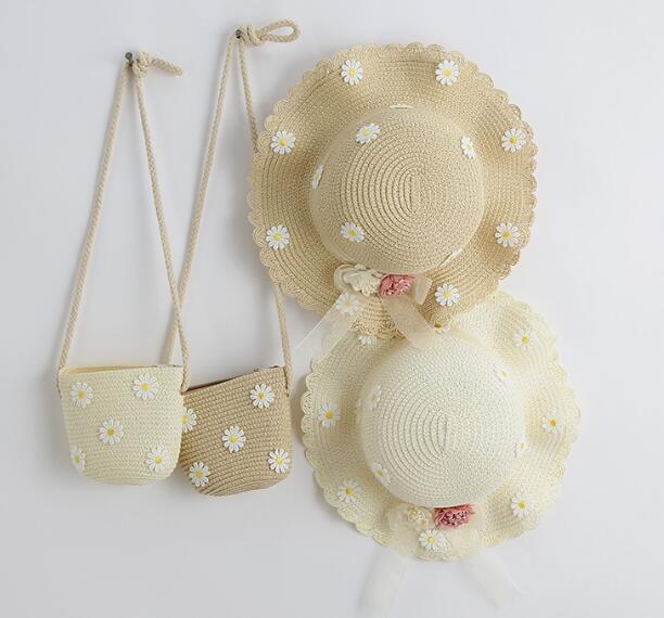 2023★草編み帽子★ショルダーバッグ★日焼け止め★分けて販売★6色