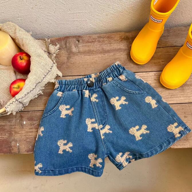 子供服★ボトムス★デニム★ショートパンツ★韓国風子供服★キッズ女の子★90-140CM