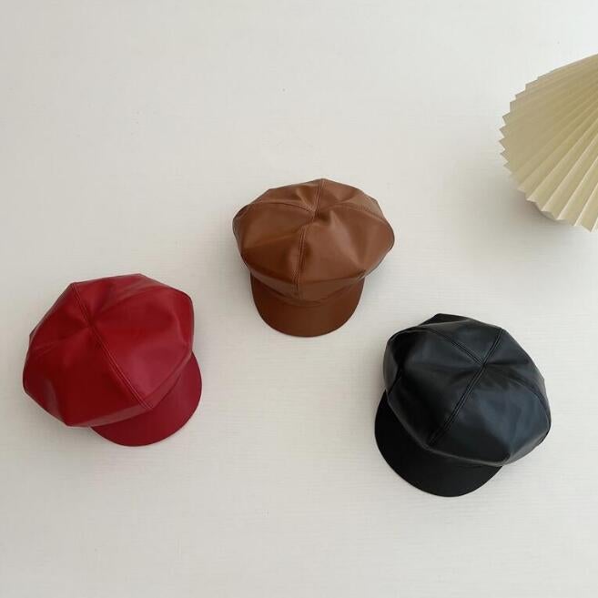 子供用★帽子★キッズ帽子★キッズ★無地★ベレー帽★男女兼用★カジュアル★3色