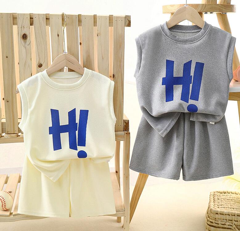 2023★春夏新作★韓国風子供服★トップス+ズボン2セット★4色80-140CM