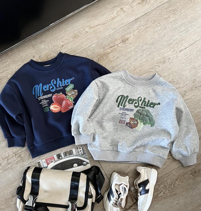 2023秋新H★子供服　トレーナー　トップス★90-150cm★2色