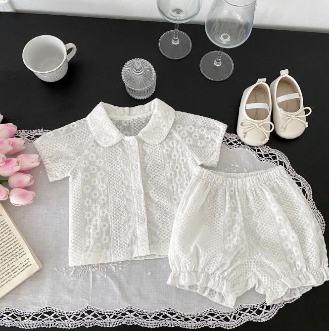 子供服★トップス+パンツ★セットアップ★刺繍★韓国風子供服★キッズ女の子★73-120CM