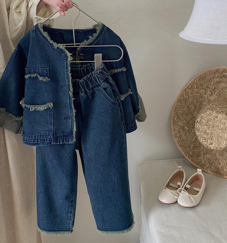 2023秋新品★子供服　コート+ズボン　セット★90-140cm★