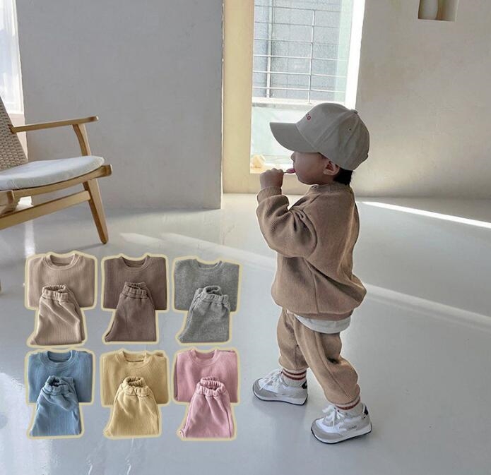 2023★春秋新作★韓国風ベビー服★トップス+ズボン2セット★6色73-100CM