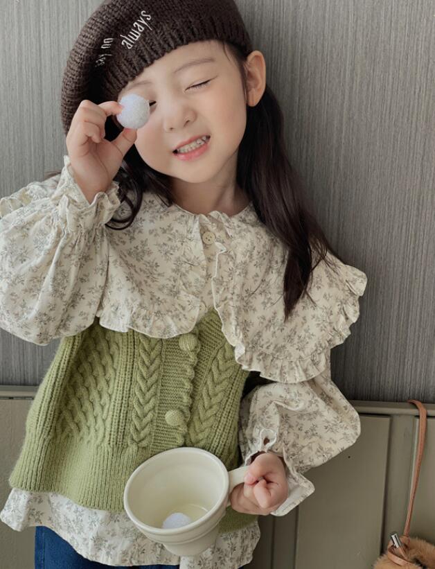 2023年秋新品★子供服　ベスト&シャツ&ズボン★90-130cm★