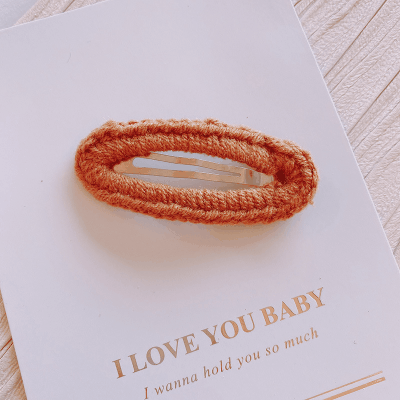 Y2K ヘアオーナメント ヘアピン ヘアクリップ ヘアアレンジ ガール 秋冬新作 髪を留め 毛糸編み