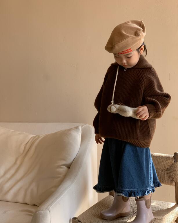 2023秋冬新作★子供服　カーディガン★90-130cm★2色