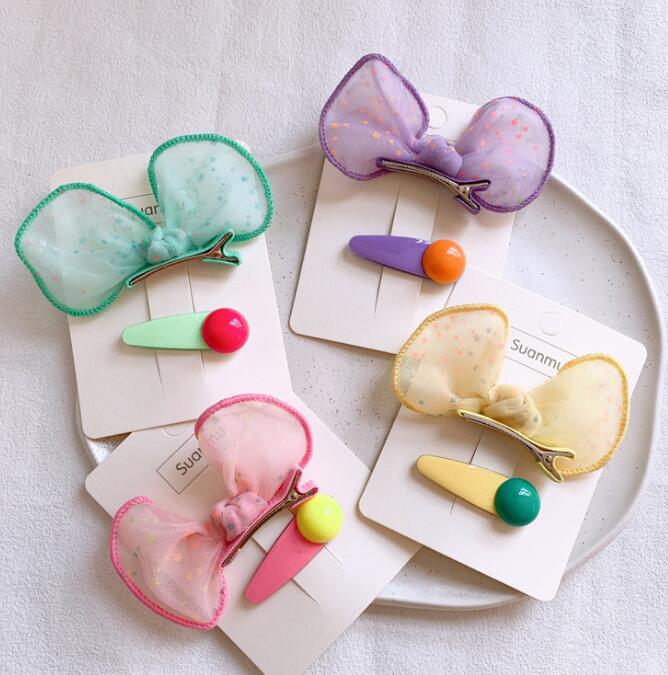 髪飾り★まとめ髪用★ヘアアクセサリー★子供用★キッズ★ヘアピン★2枚入り★多色