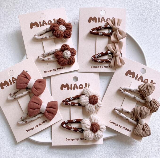 髪飾り★まとめ髪用★ヘアアクセサリー★子供用★キッズ★ヘアピン★2枚入り★多色