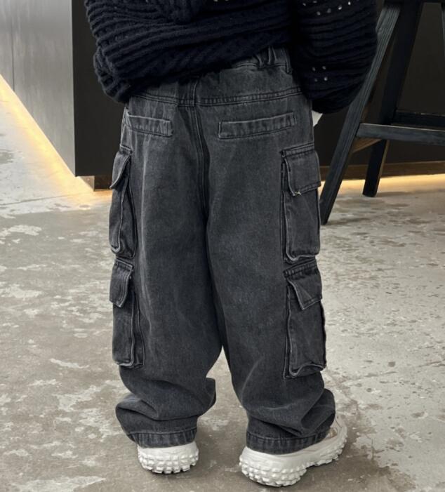 2023★春秋新作★韓国風子供服★ジーンズ★2色90-140CM