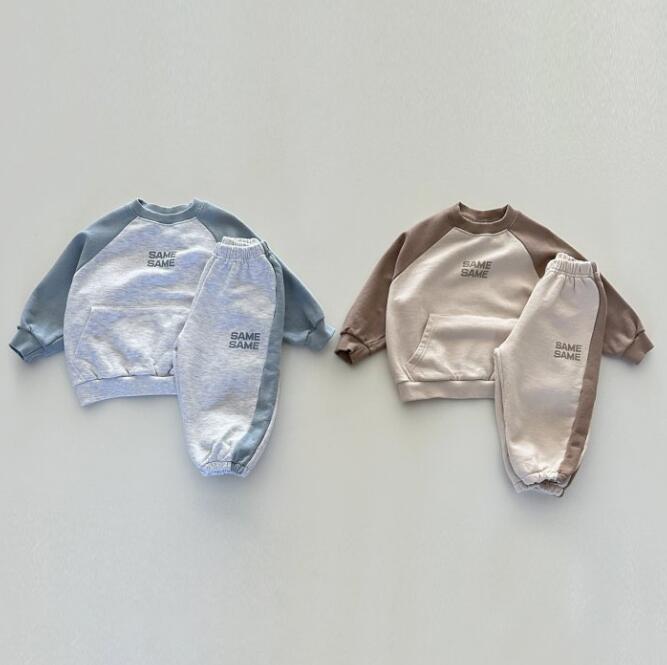 子供服★トップス+ズボン★セットアップ★韓国風子供服★キッズ★男女兼用★2色★80-130CM