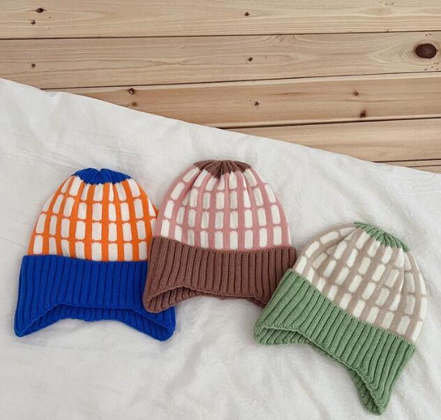 子供用★帽子★キッズ★ベビー★韓国風★ニット帽子★男女兼用★毛糸★3色