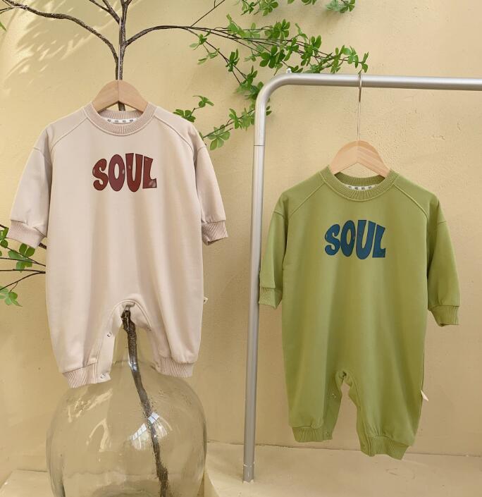 2023★春秋新作★韓国風ベビー服★ロンパース★2色66-90CM