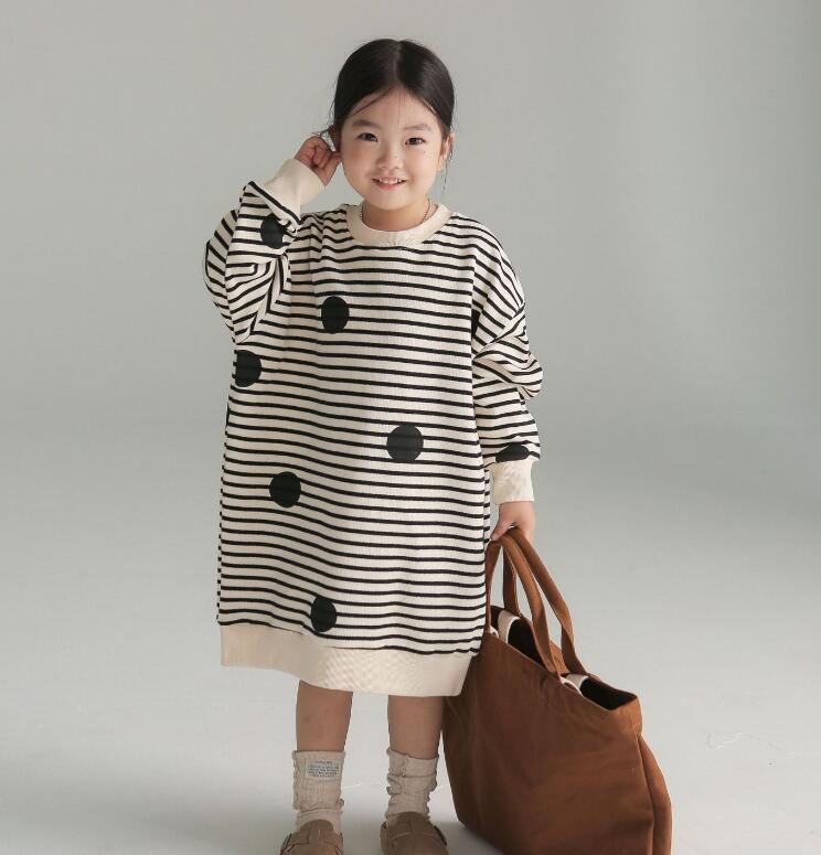 2023秋新品★子供服&親子服　ワンピース★90-150cm/ML★