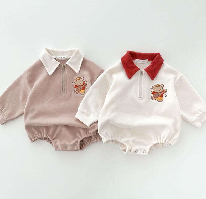 2023秋新品★ベビー服★ロンパース★66-90cm★2色