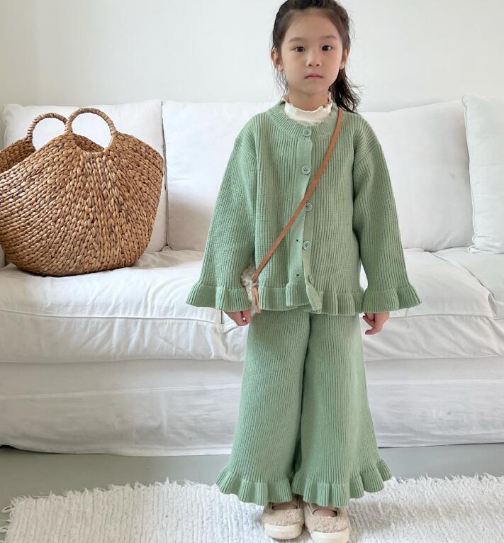 2023秋新品★子供服　カーディガン+ズボン　セット★90-140cm★