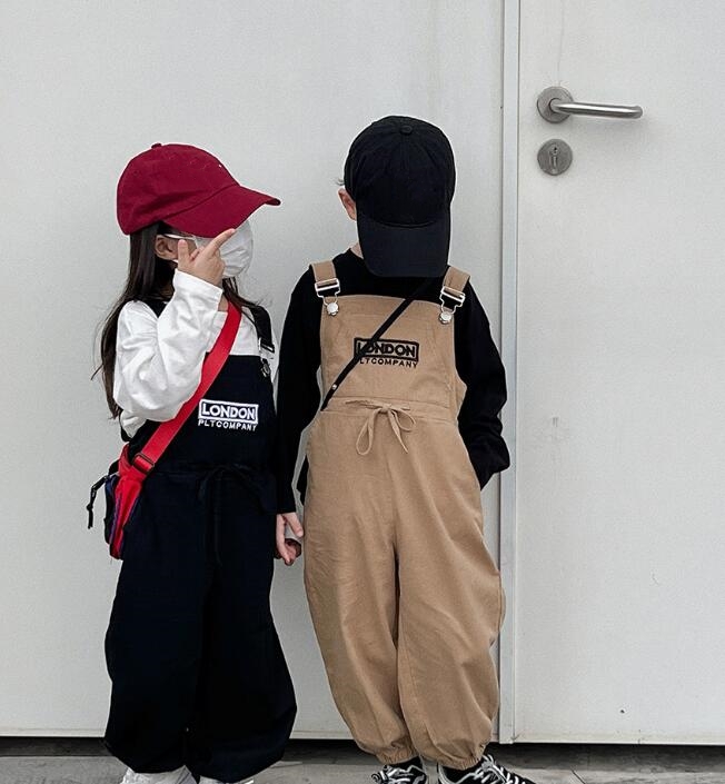 2023★春秋新作★韓国風子供服★サロペット★2色90-140CM