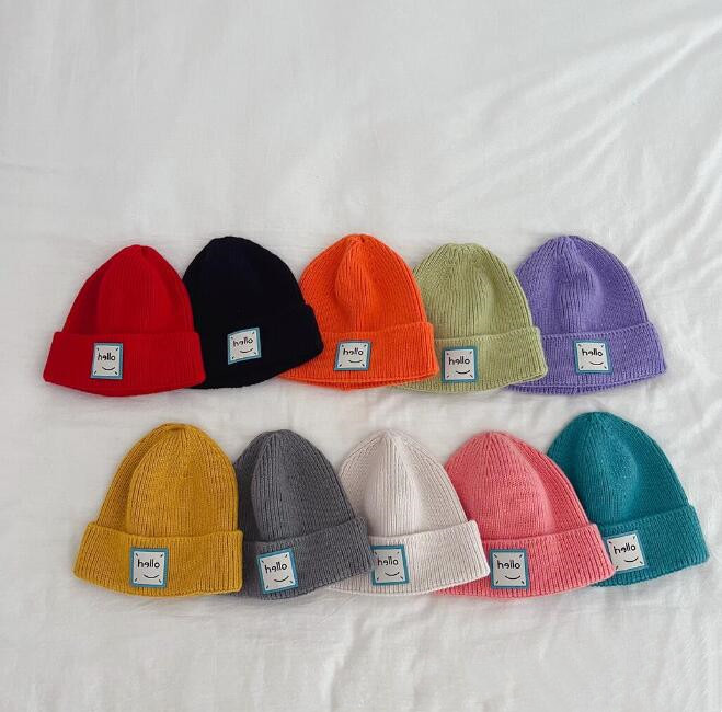 子供用★帽子★キッズ★ベビー★韓国風★ニット帽子★男女兼用★毛糸★可愛い★10色