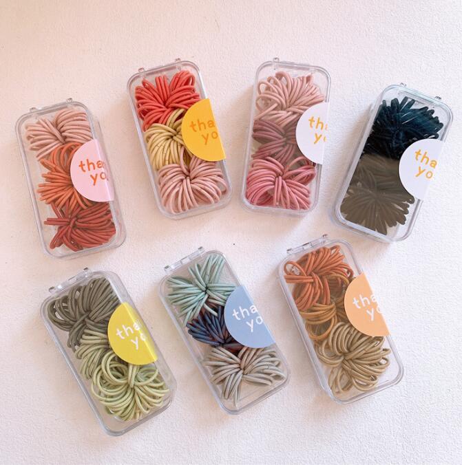 髪飾り★まとめ髪用★ヘアアクセサリー★子供用★キッズ★ヘアゴム★90枚入り★可愛い★7色