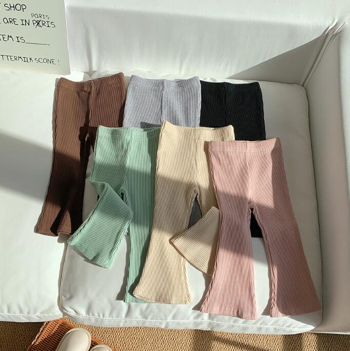 子供服★ズボン★ボトムス★韓国風子供服★キッズ女の子★無地★6色★90-150CM