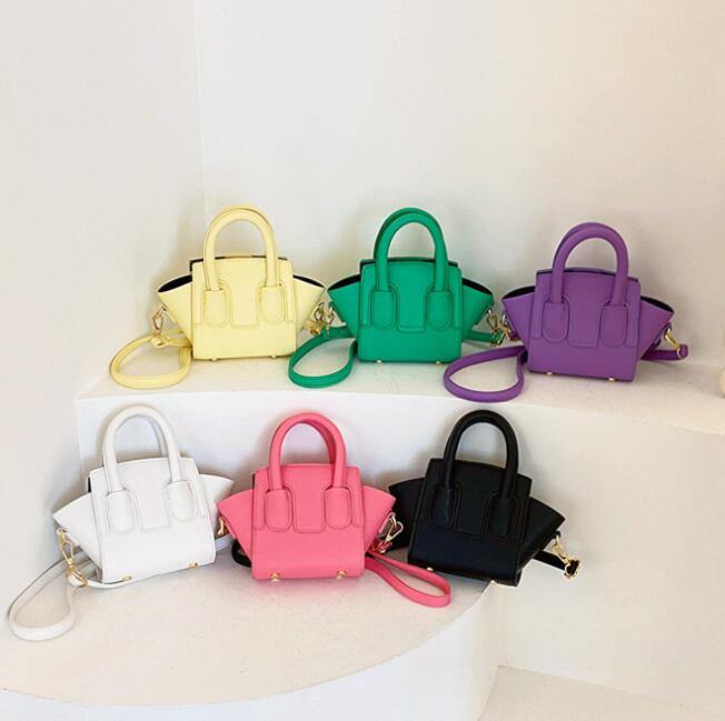 子供用★キッズ★ショルダーバッグ★キッズ女の子★ハンドバッグ★無地★6色