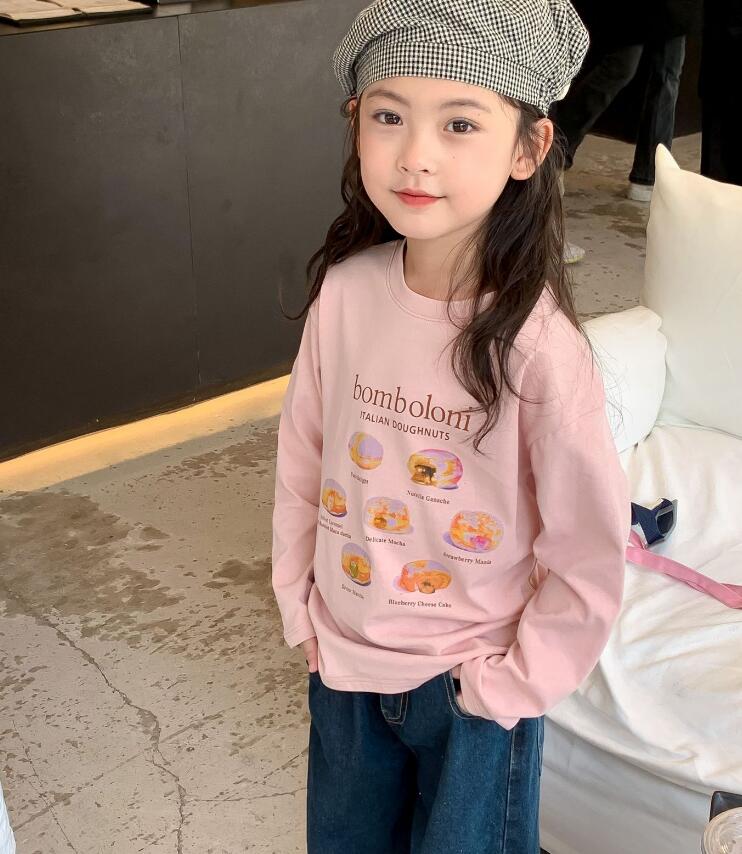 2023★春秋新作★韓国風子供服★Tシャツ★2色90-150CM