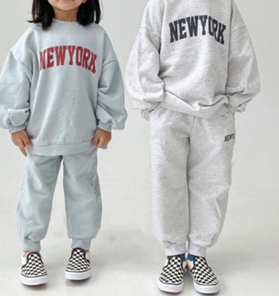 h冬新品★子供服　厚手トップス+ズボン　セットアップ　3色★80-130cm★