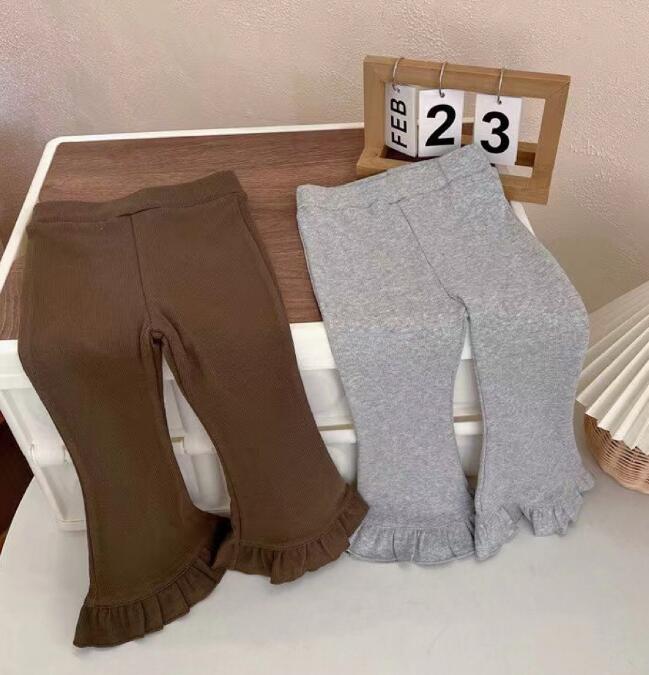 「2023秋」子供服★ズボン★レギンス★ボトムス★韓国風子供服★キッズ女の子★3色★80-130CM