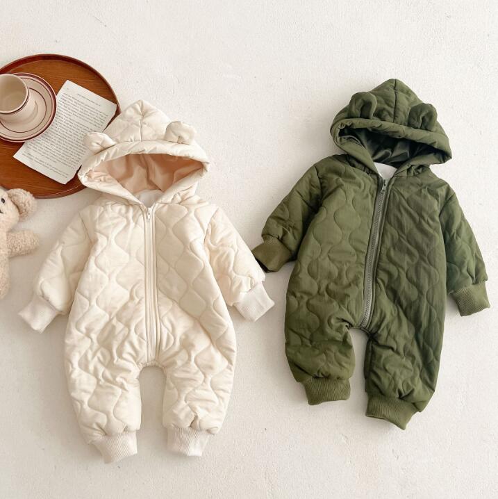 「2023秋冬」子供服★ロンパース★厚手★韓国風子供服★ベビー★男女兼用★2色★66-90CM