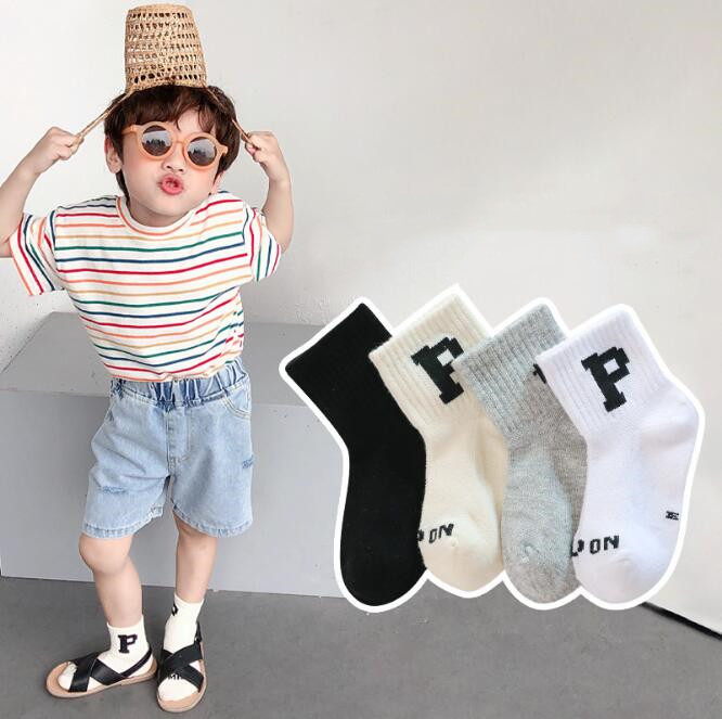 2023★子供靴下★ソックス★ストッキング★通気★1セット=4点★S-XL