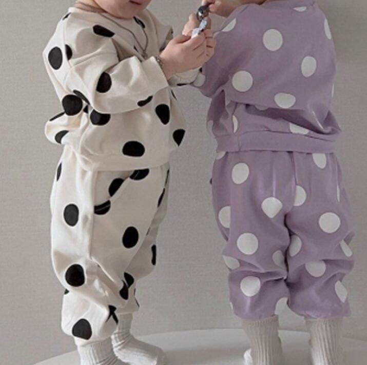 「2023秋」子供服★トップス+ズボン★セットアップ★韓国風子供服★男女兼用★2色★80-120CM