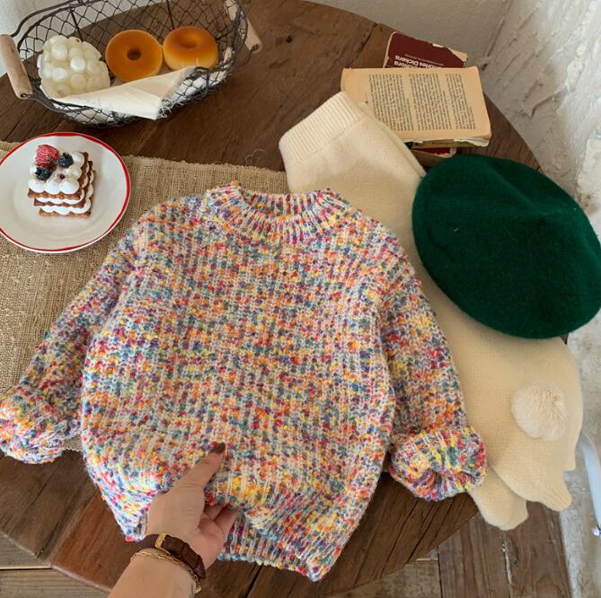 「2023秋冬」子供服★トップス★セーター★長袖★韓国風子供服★キッズ女の子★90-130CM