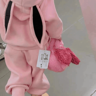 秋冬新作 ガールズ 裏ボア裏起毛 厚手 防寒 フード付フーディ スウェット+ズボン ジョガーパンツ 5-13