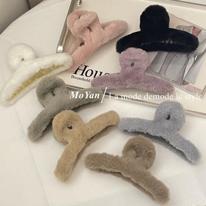 髪飾り★まとめ髪用★ヘアアクセサリー★レディース★ヘアピン★ヘアクリップ★ふわふわ★多色