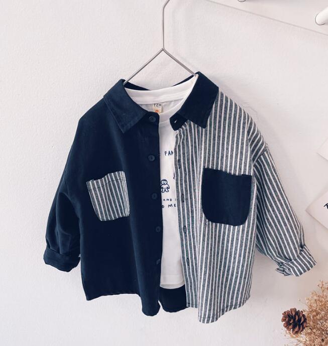 2023★春秋新作★韓国風子供服★シャツ★80-120CM