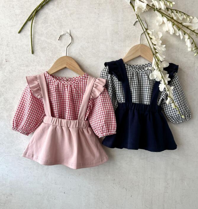 2023★春秋新作★韓国風子供服★トップス★スカート★分けて販売★66-100CM