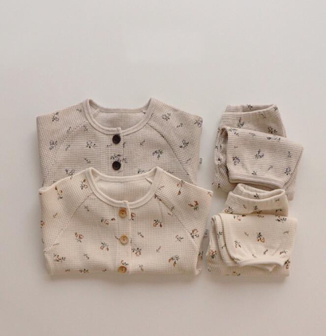 2023★春秋新作★韓国風子供服★トップス+ズボン2セット★ルームウェア★4色80-120CM