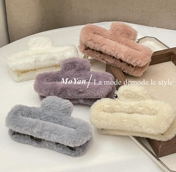 髪飾り★まとめ髪用★ヘアアクセサリー★レディース★ヘアピン★ヘアクリップ★ふわふわ★多色