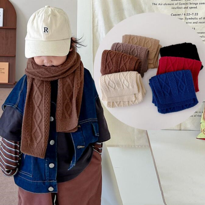 「2023秋冬」★子供用★マフラー★防寒★襟巻き★スカーフ★男女兼用★暖かい★12色