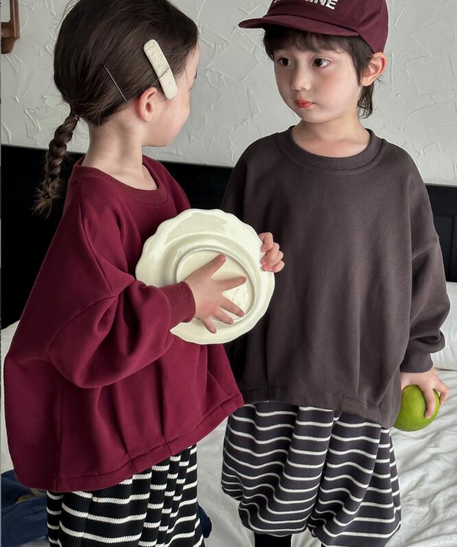 2023★春秋新作★韓国風子供服★トレーナー★2色80-140CM