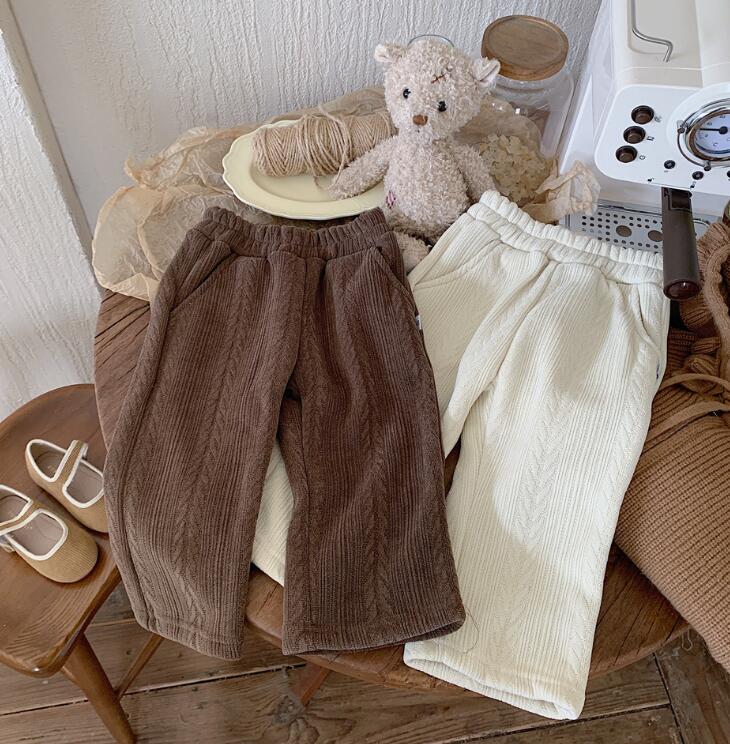 2023秋冬★子供服　厚手ズボン★90-130cm★2色