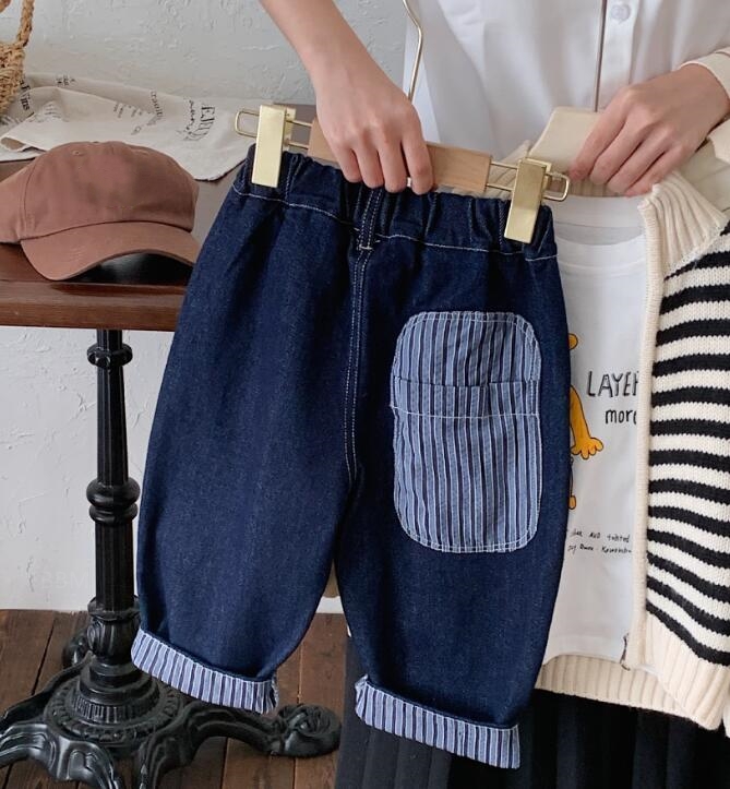 2023★春秋新作★韓国風子供服★ジーンズ★90-140CM