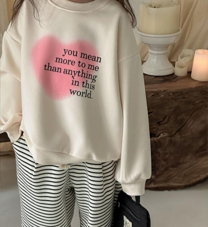 2023★秋冬新作★韓国風子供服★トレーナー★裏起毛★90-150CM